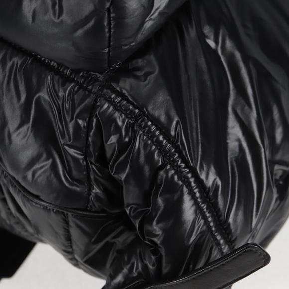 BOTTEGA VENETA INTRECCIATO Backpack Nylon Leather Black Auth 132539V